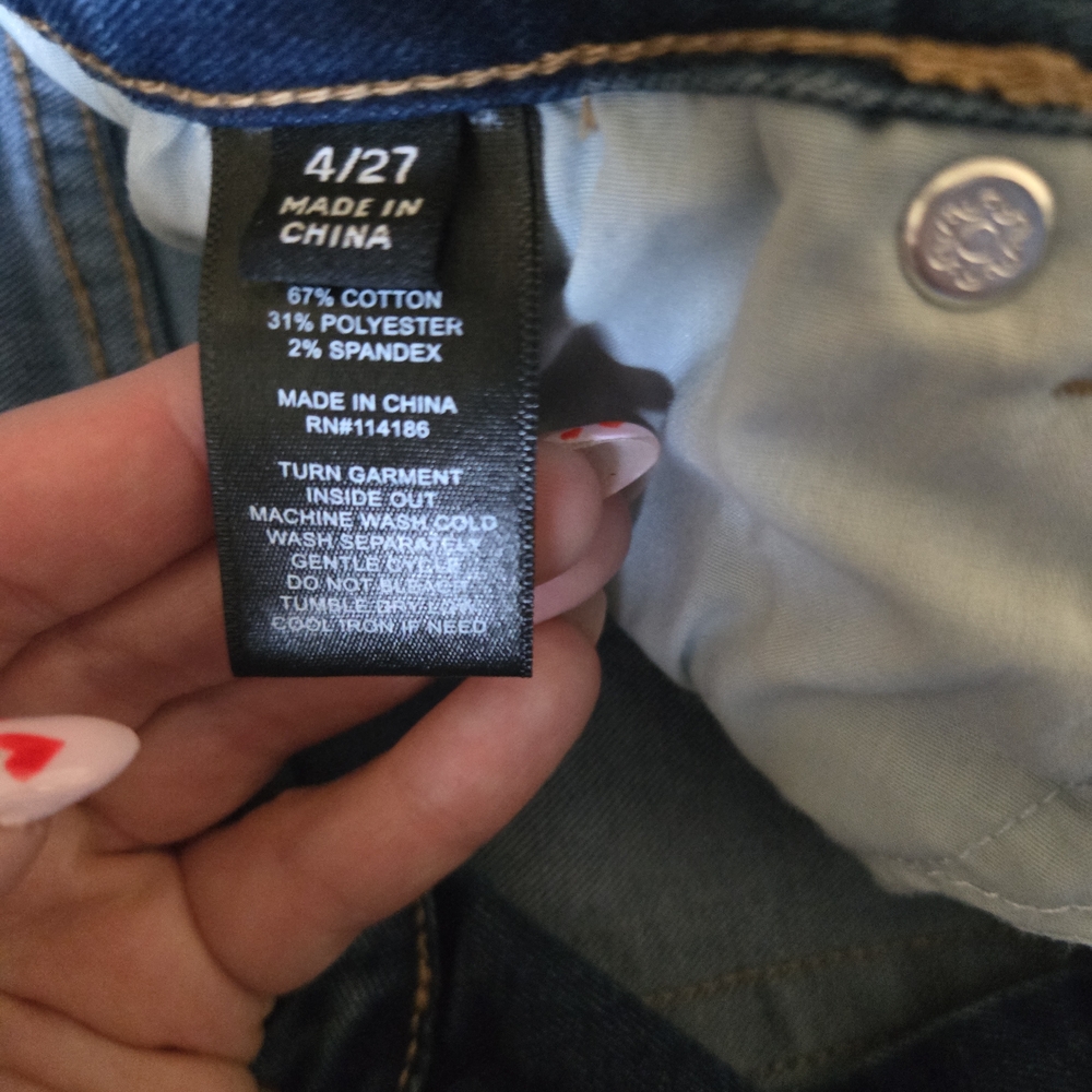 Womens Frye Straight Leg Jeans Size 4 In Perfert Condition And So Comfy - Picture 4 of 4